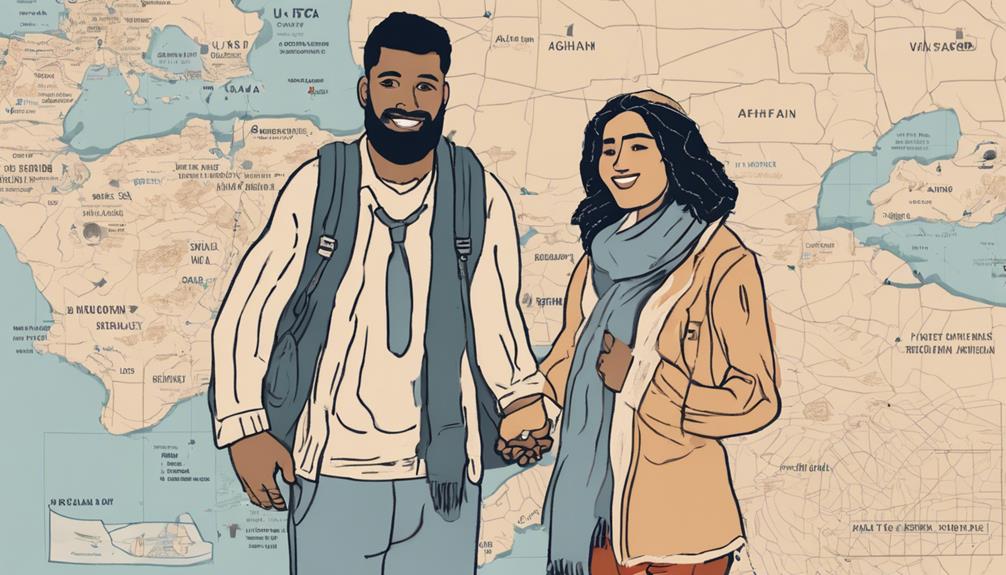 bringing afghan girlfriend to us